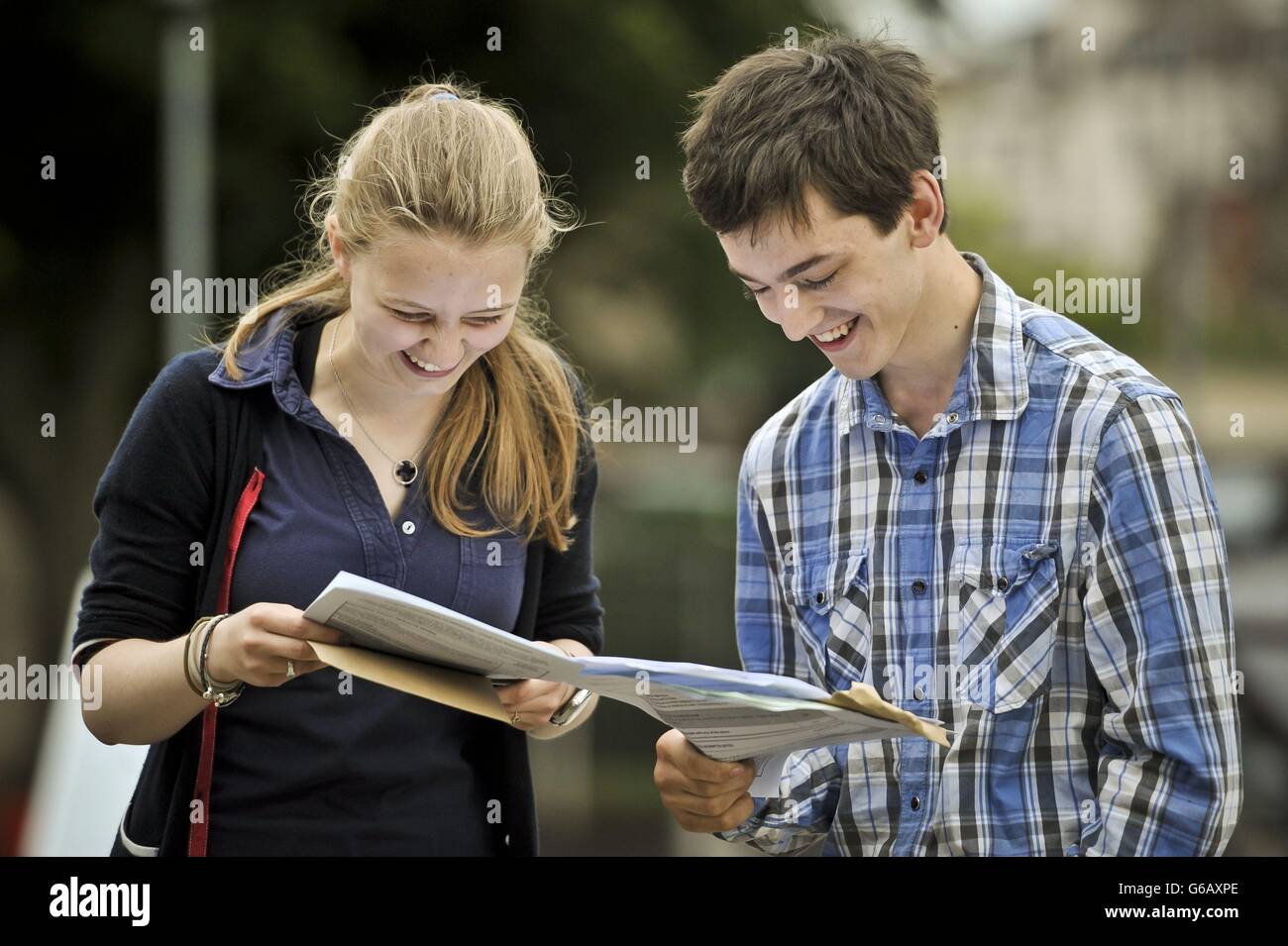 Risultati A livello Foto Stock