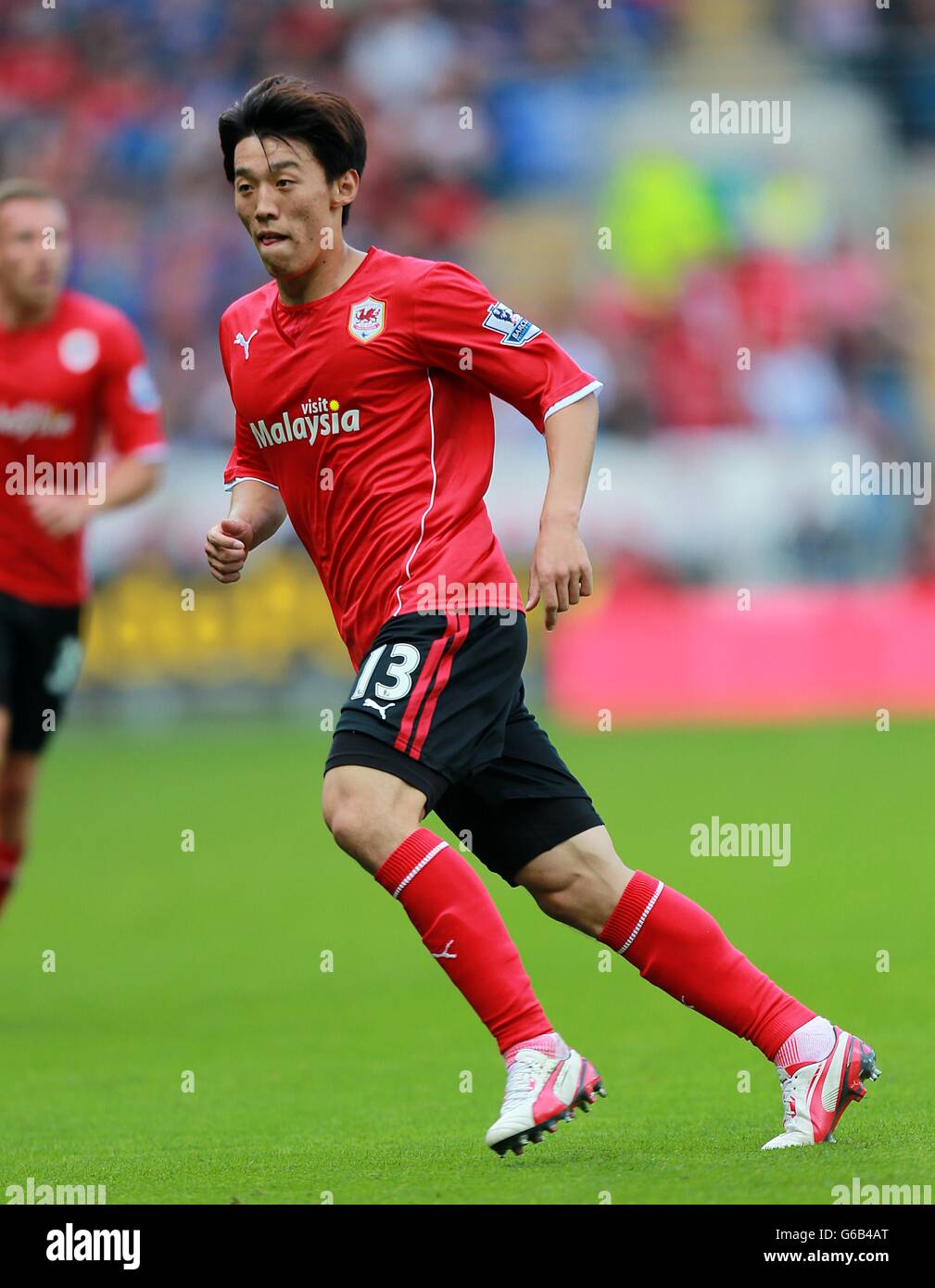 Calcio - Barclays Premier League - Cardiff City / Manchester City - Cardiff City Stadium. Bo-Kyung Kim, Cardiff City Foto Stock