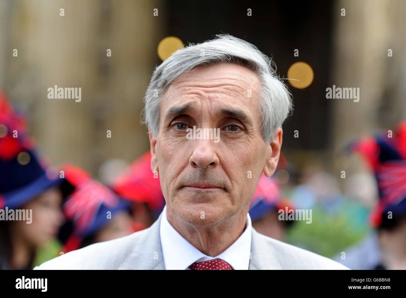 'John Redwood' MP il giorno dell'UE il risultato del referendum in Londra Foto Stock