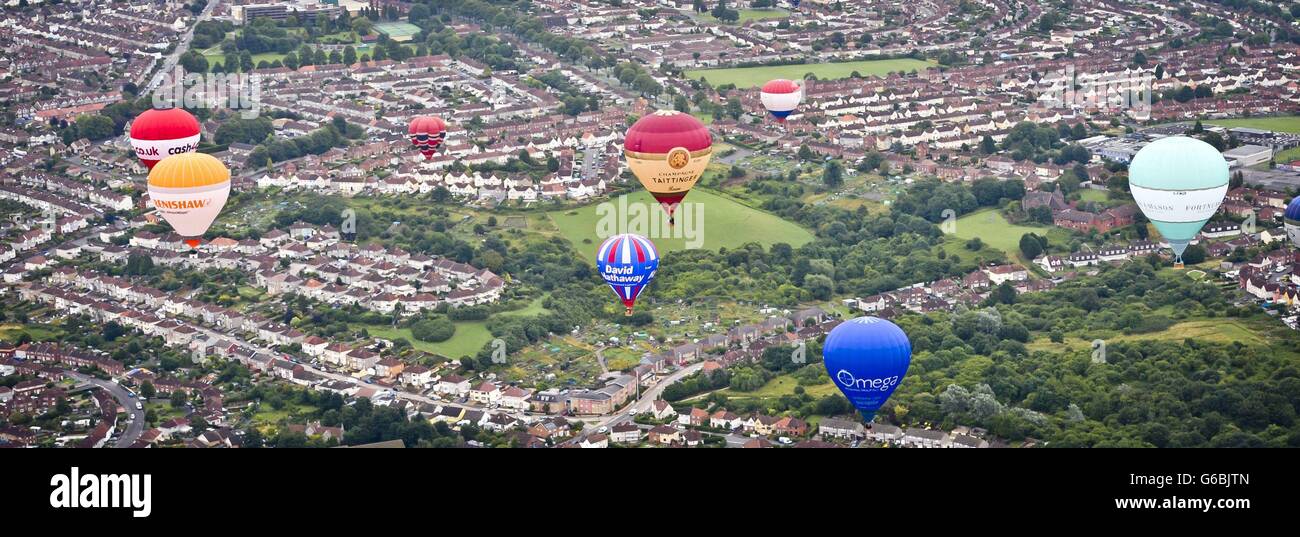 Bristol International Balloon Fiesta 2013 Foto Stock