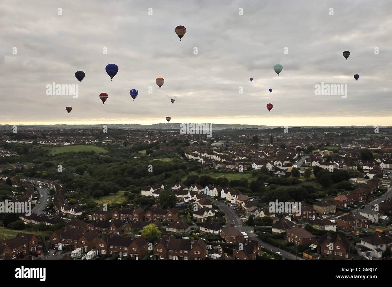 Bristol International Balloon Fiesta 2013 Foto Stock