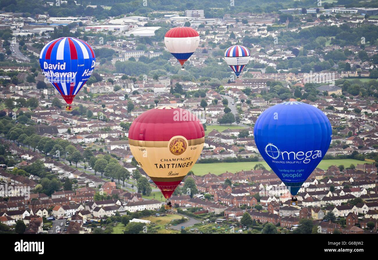 Bristol International Balloon Fiesta 2013 Foto Stock