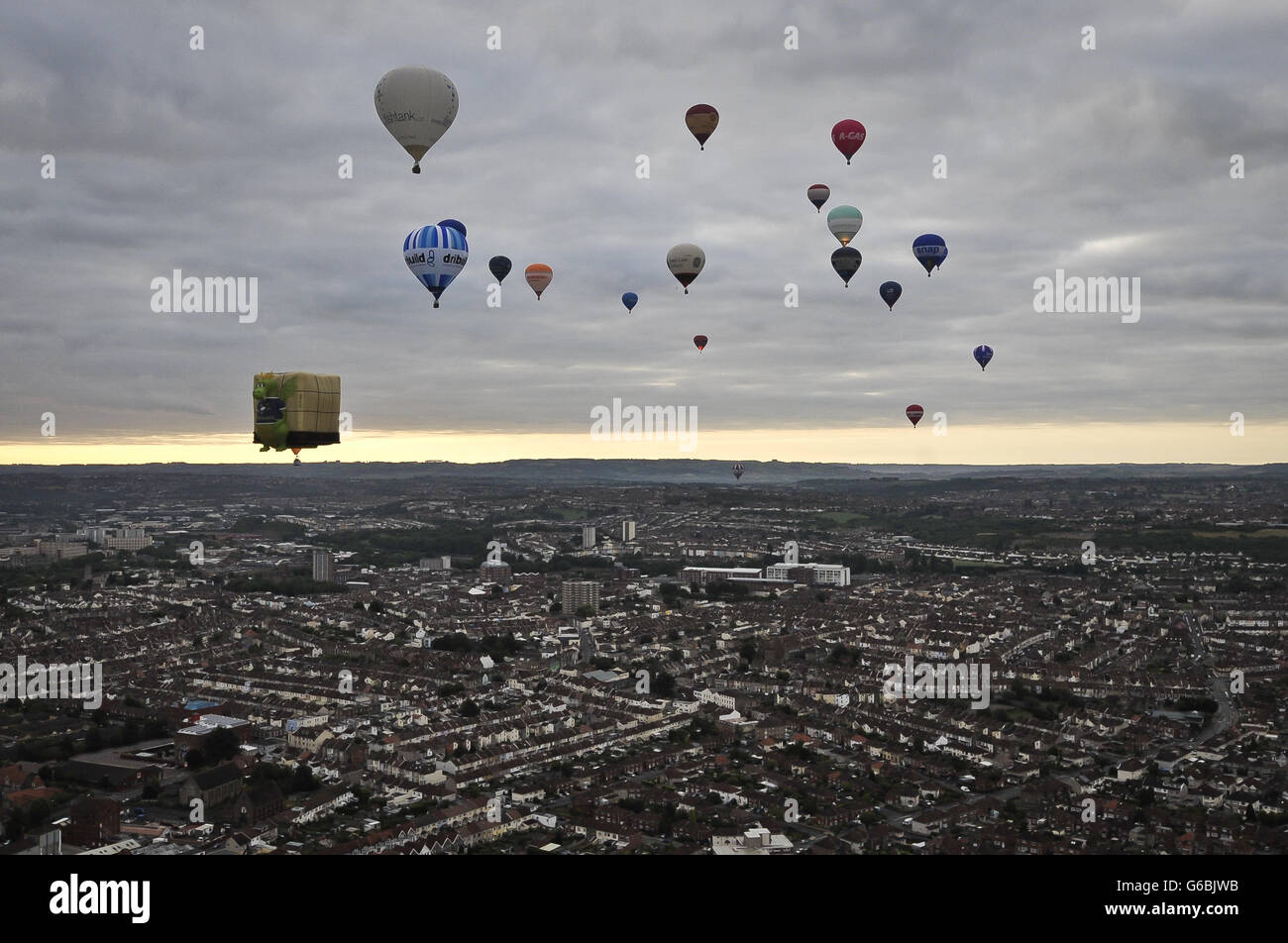 Bristol International Balloon Fiesta 2013 Foto Stock