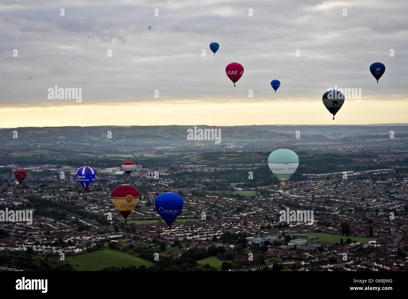 Bristol International Balloon Fiesta 2013 Foto Stock