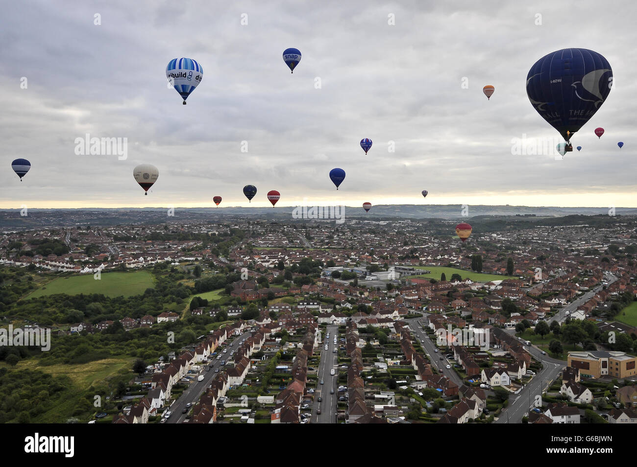 Bristol International Balloon Fiesta 2013 Foto Stock