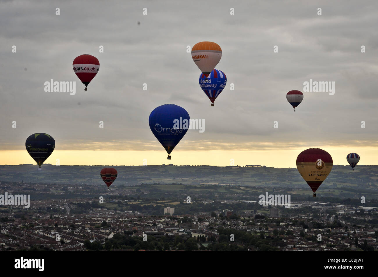 Bristol International Balloon Fiesta 2013 Foto Stock