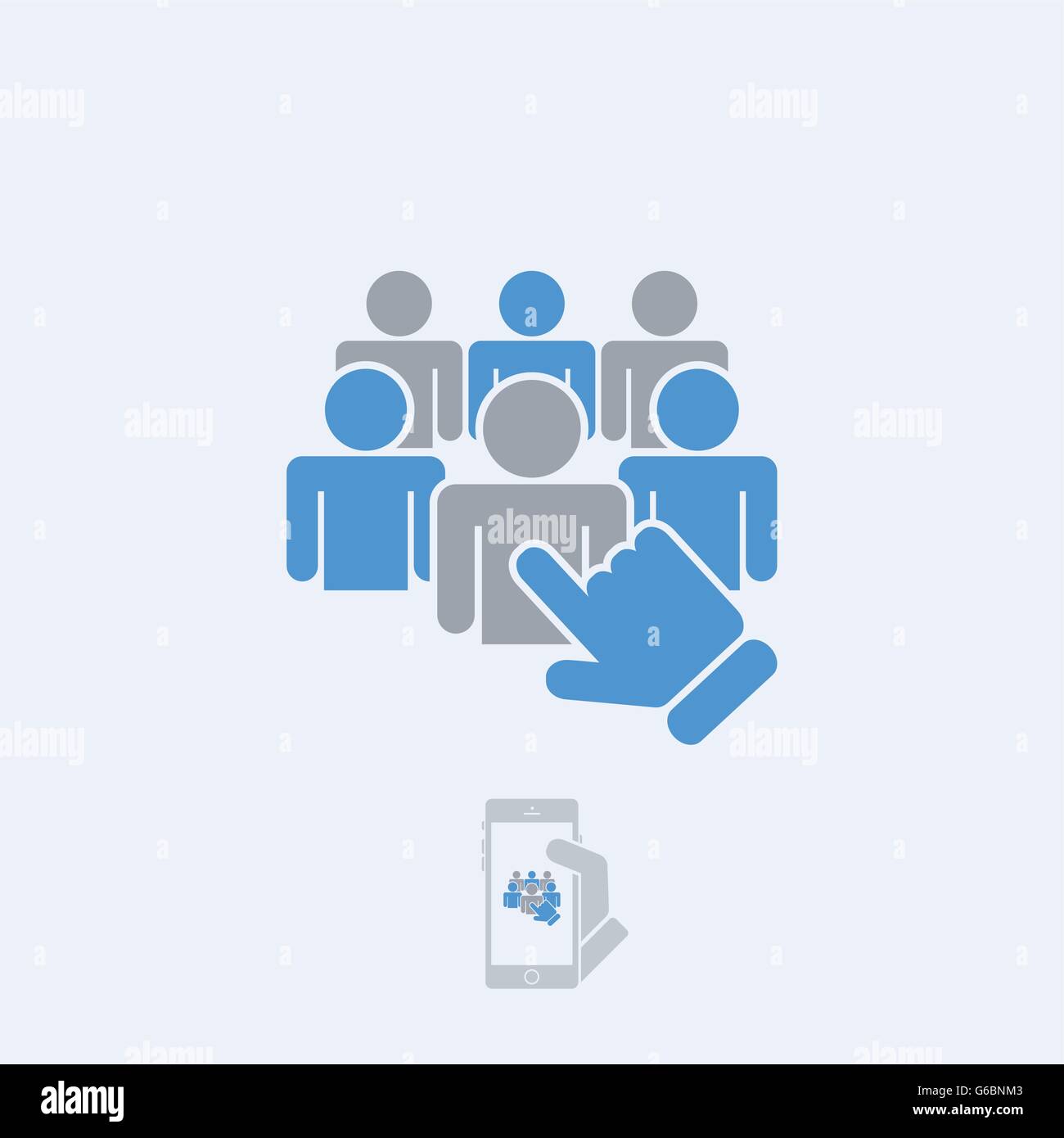 Icona di assunzione Illustrazione Vettoriale