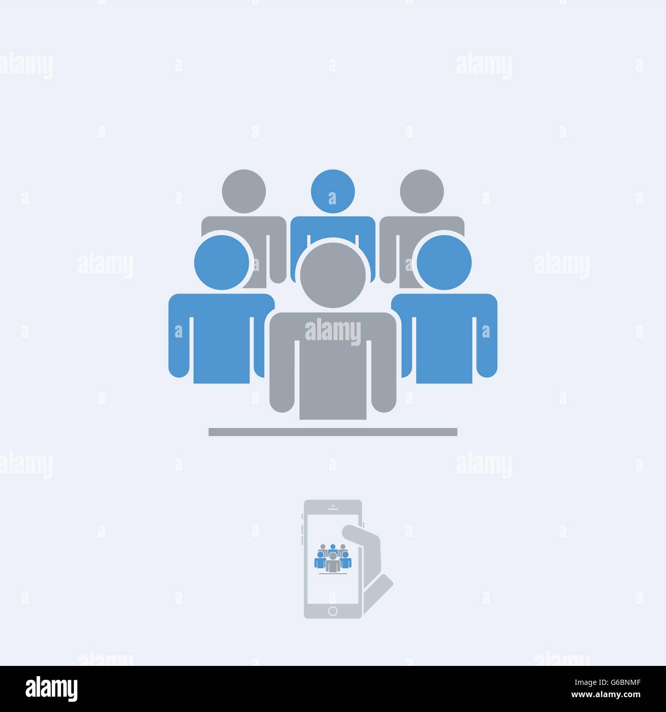 Icona della Comunità Illustrazione Vettoriale