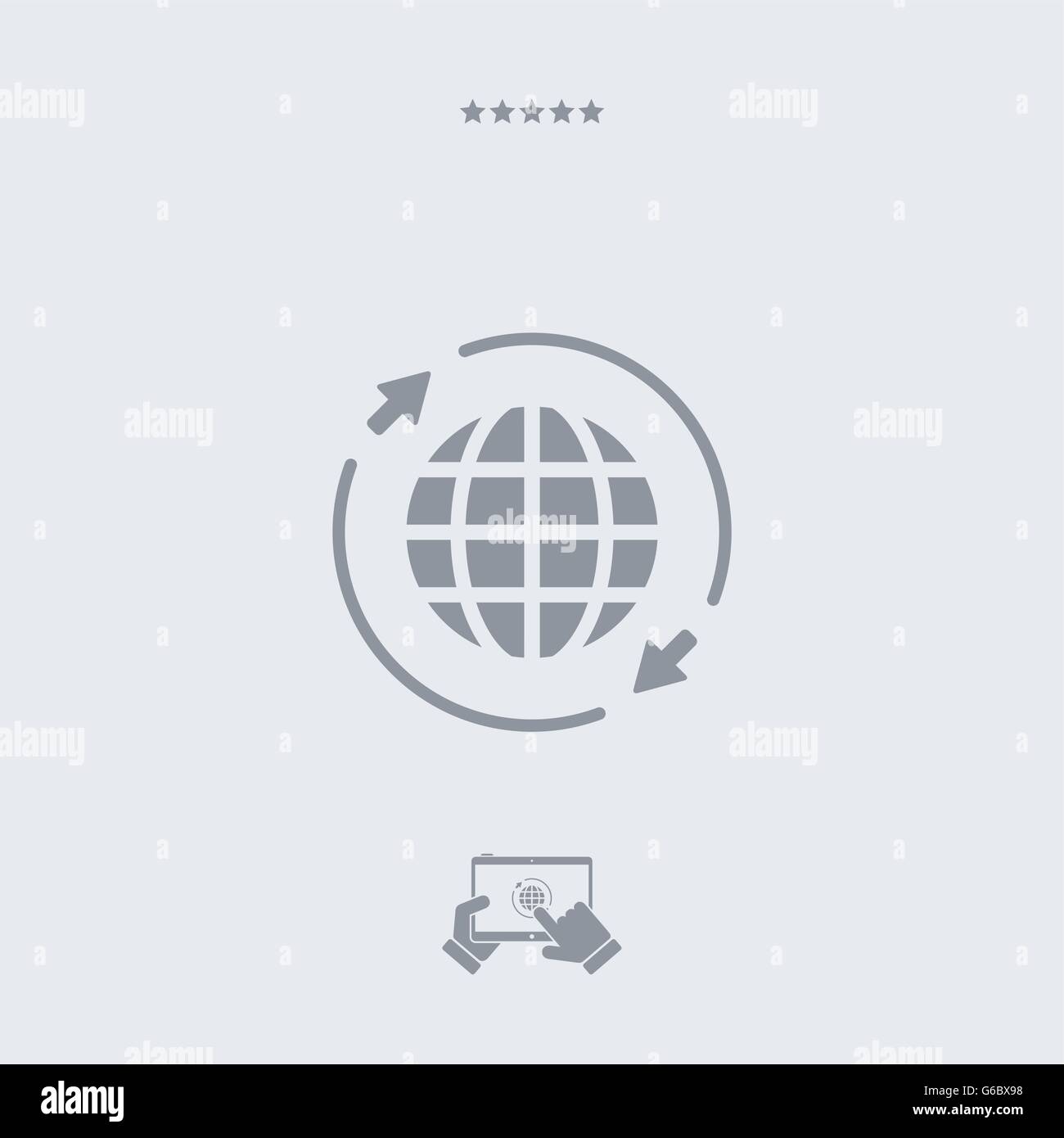 Mondo icona di connessione, mondo vettore di connessione, mondo simbolo di connessione, mondo progettazione di connessione, mondo illustrazione di connessione, Illustrazione Vettoriale