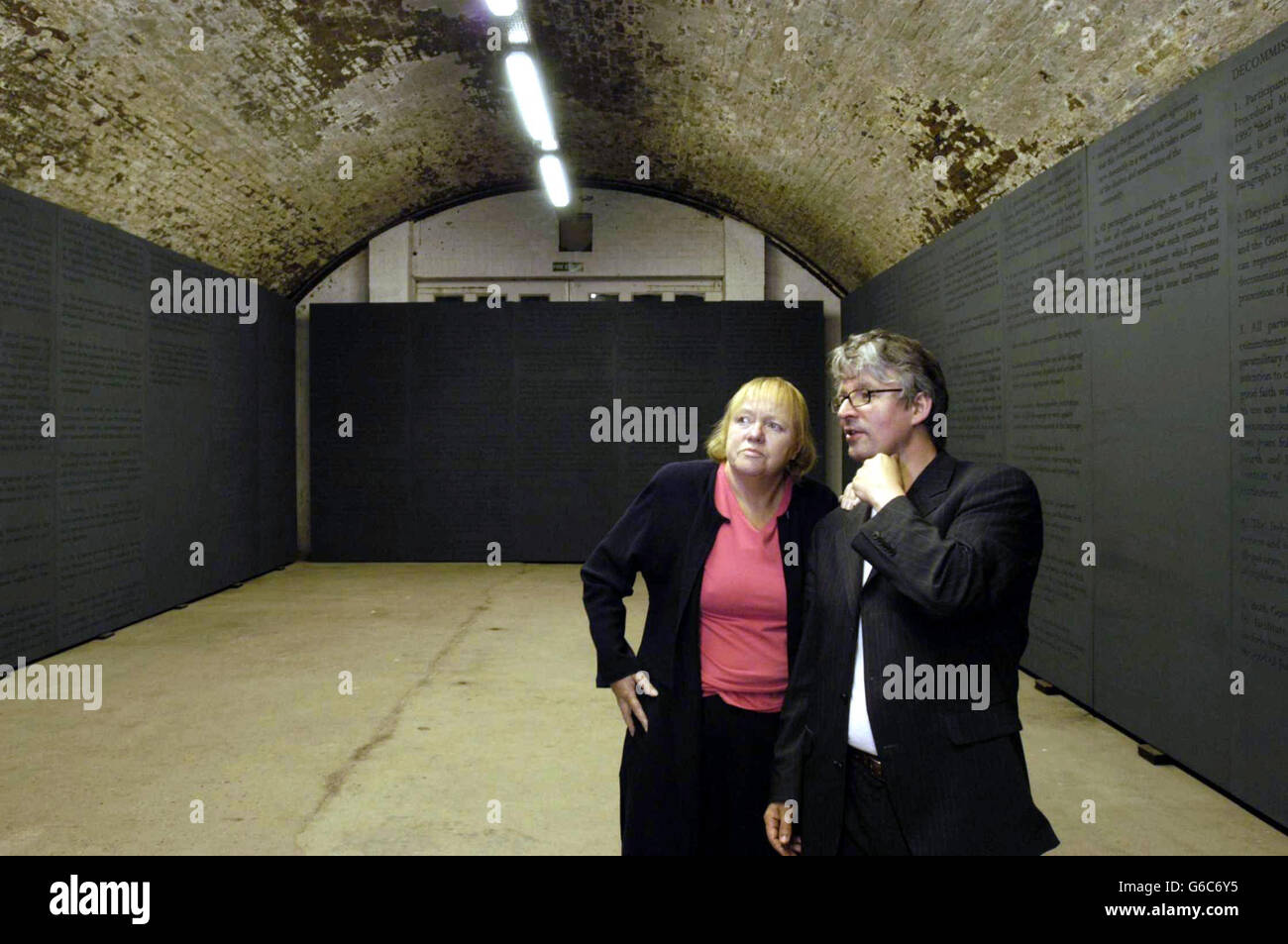 Mowlam e Cullen - l'accordo Foto Stock Mowlam e Cullen - l'accordo Foto Stock