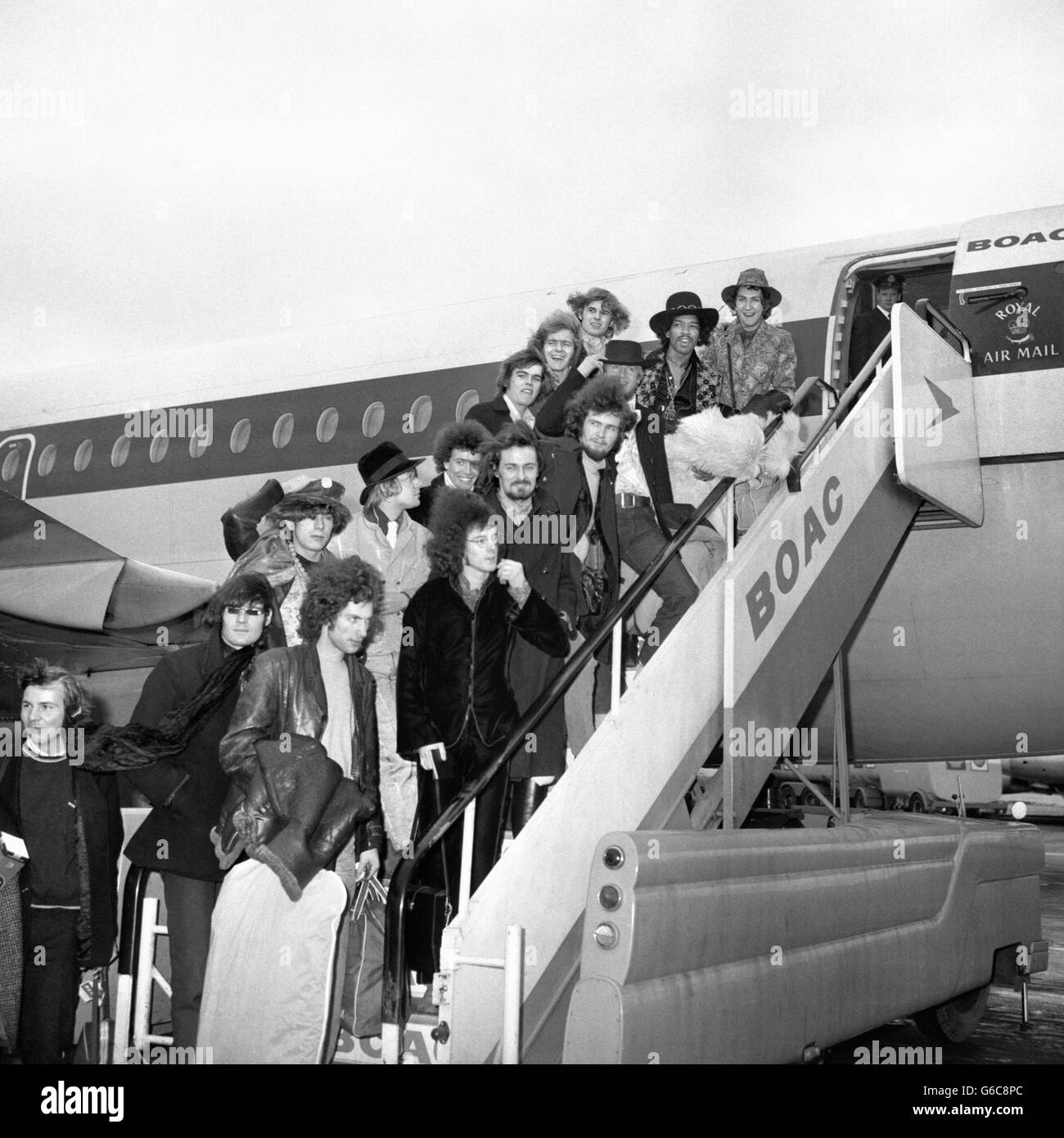 Musica - British fasce fissate per andare a noi - 1968 Foto Stock