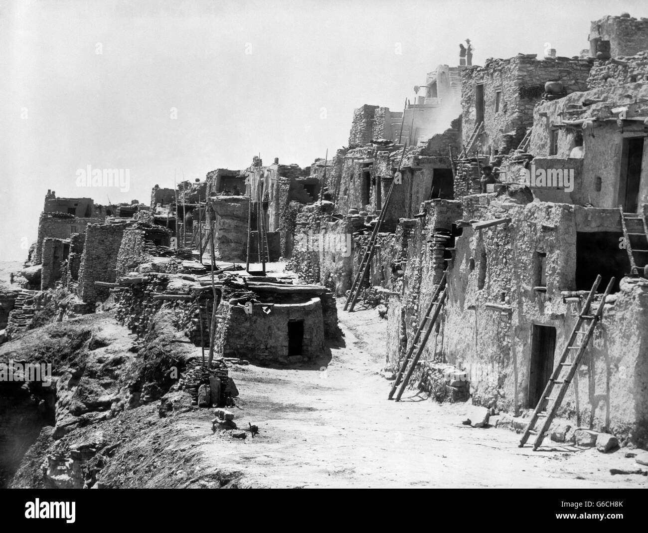 1890s Native American Indian Pueblo abitazioni abitazione Foto Stock