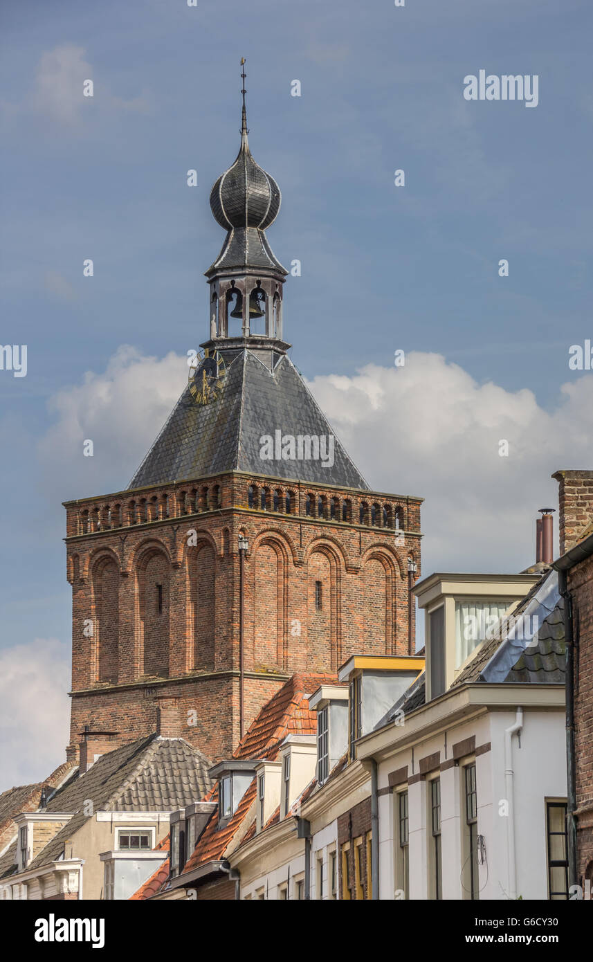 La torre della porta della città di Culemborg, Paesi Bassi Foto Stock
