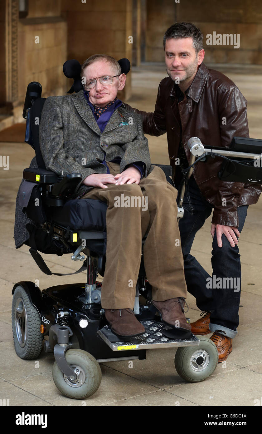 Hawking assiste biopic premiere Foto Stock