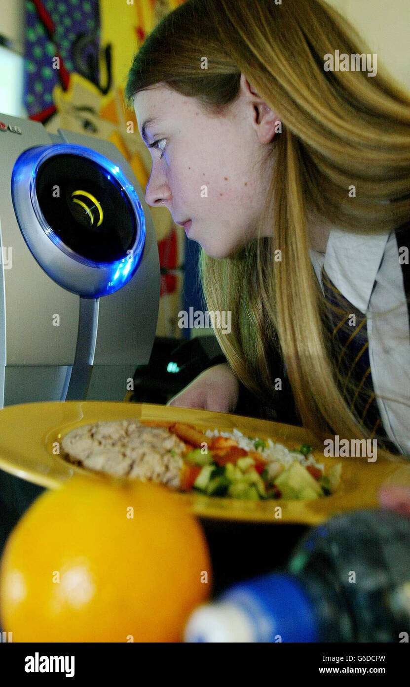 Iris Scanner - Sunderland - Laura Bailey Foto Stock