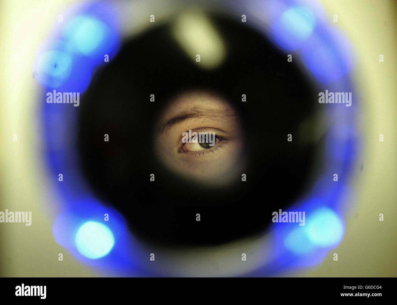 Iris Scanner - Sunderland - Laura Bailey Foto Stock