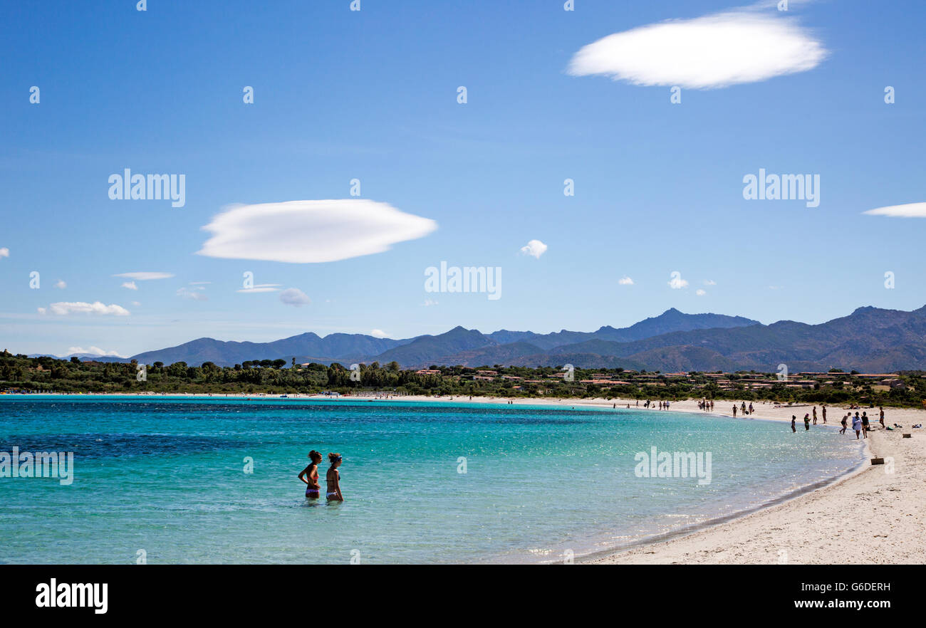 Carla Brandinchi Spiaggia Sardegna Italia Foto Stock