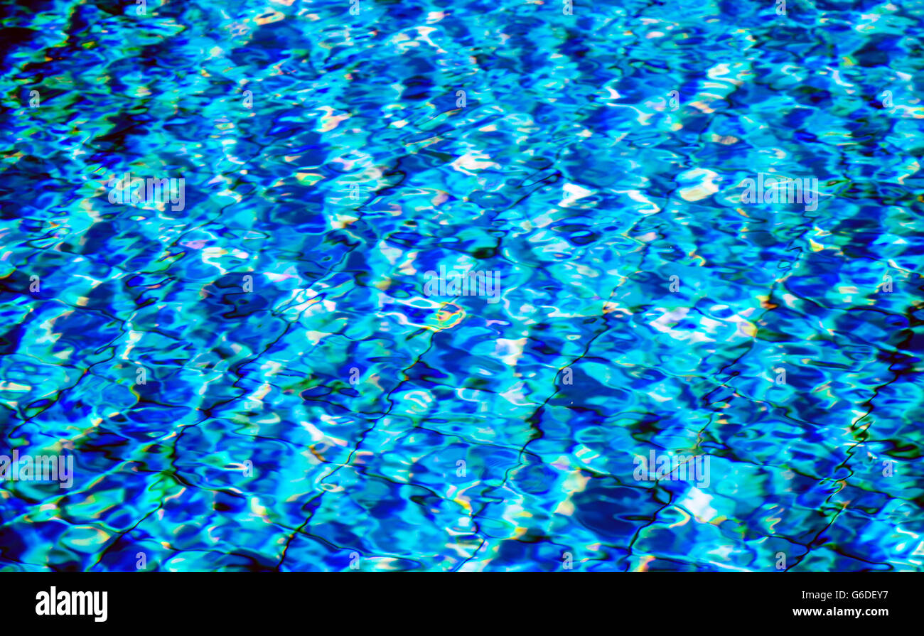 La piscina di acqua di mare sardegna italia Foto Stock