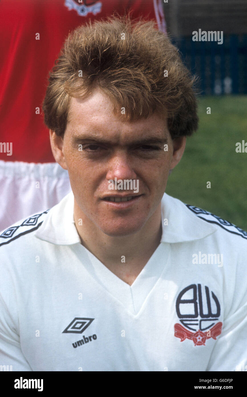 Calcio - Bolton Wanderers FC - Team Photocall 1977. Brian Smith, giocatore di Bolton Wanderers per la stagione 1977-78. Foto Stock