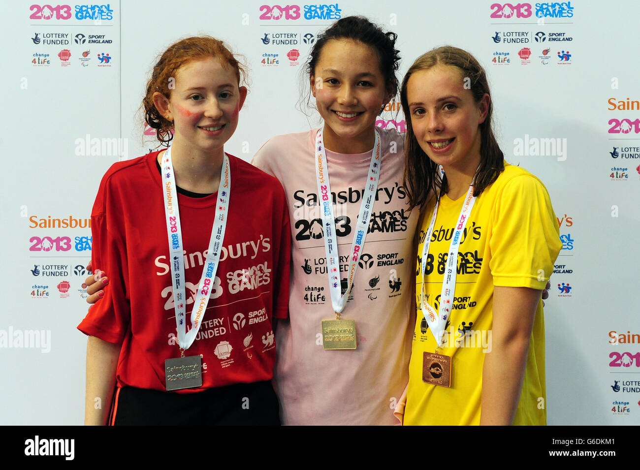 S School Games a Ponds Forge, Sheffield. PREMERE ASSOCIAZIONE foto. Data immagine: Sabato 14 settembre 2013. Il credito fotografico dovrebbe essere: Anna Gowthorpe/PA Wire. Foto Stock