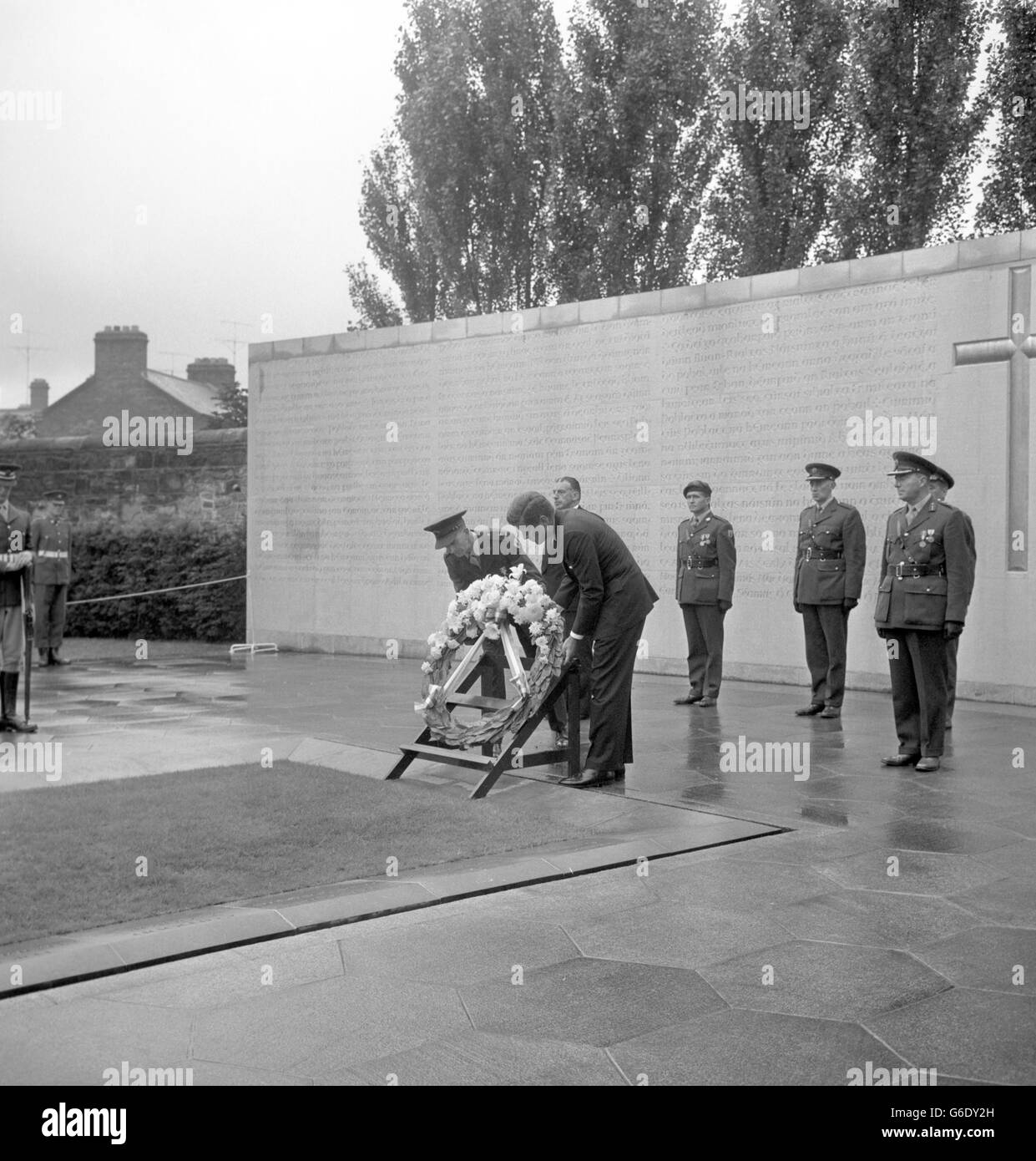 Politica - Presidente Kennedy visita in Irlanda - Arbour Hill, Dublino Foto Stock