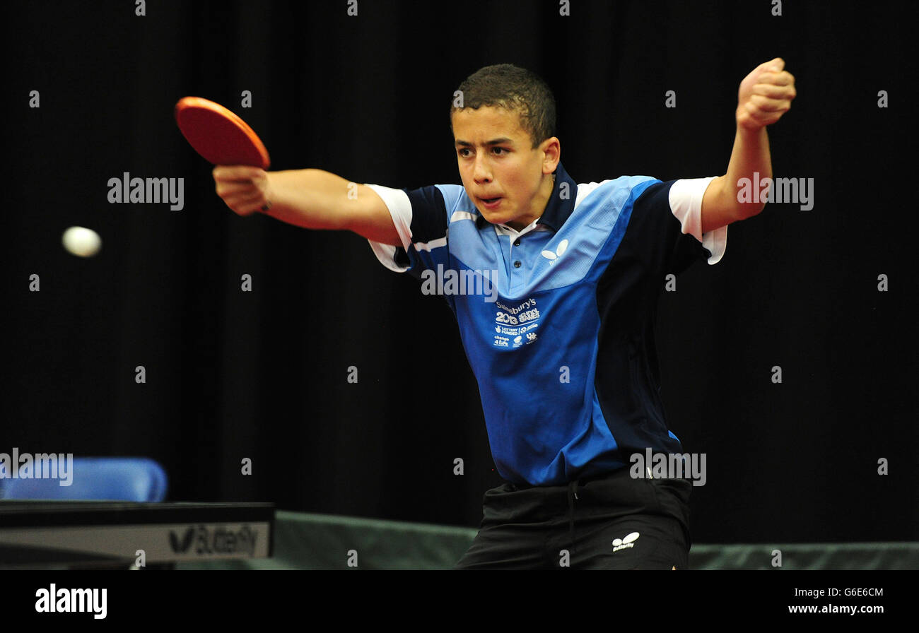 S School Games a Ponds Forge, Sheffield. PREMERE ASSOCIAZIONE foto. Data immagine: Sabato 14 settembre 2013. Il credito fotografico dovrebbe essere: Anna Gowthorpe/PA Wire. Foto Stock