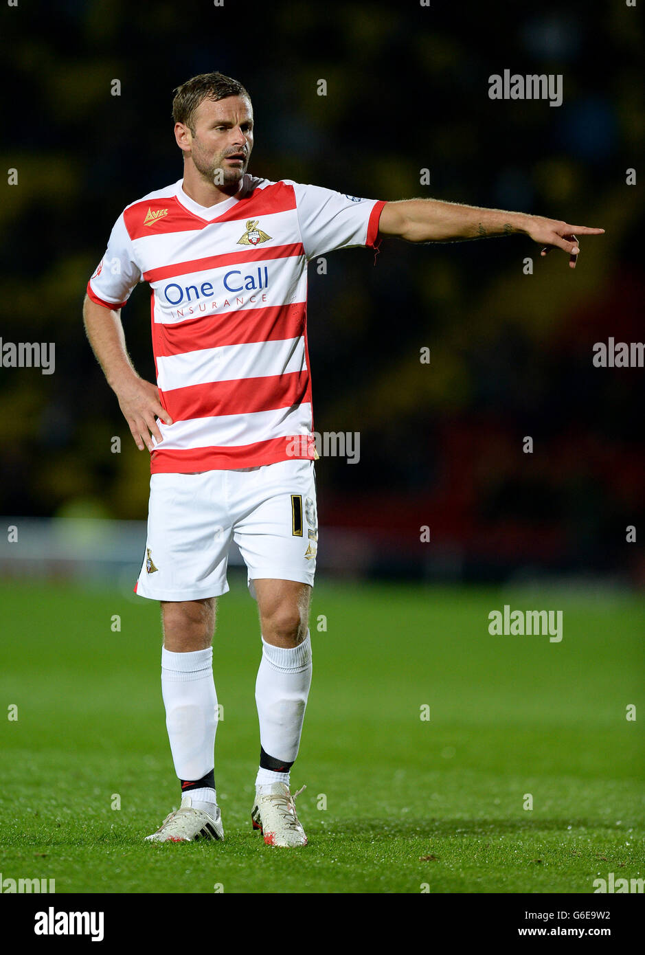 Calcio - Campionato Sky Bet - Watford v Doncaster Rovers - Vicarage Road. Richie Wellens, Doncaster Rovers Foto Stock