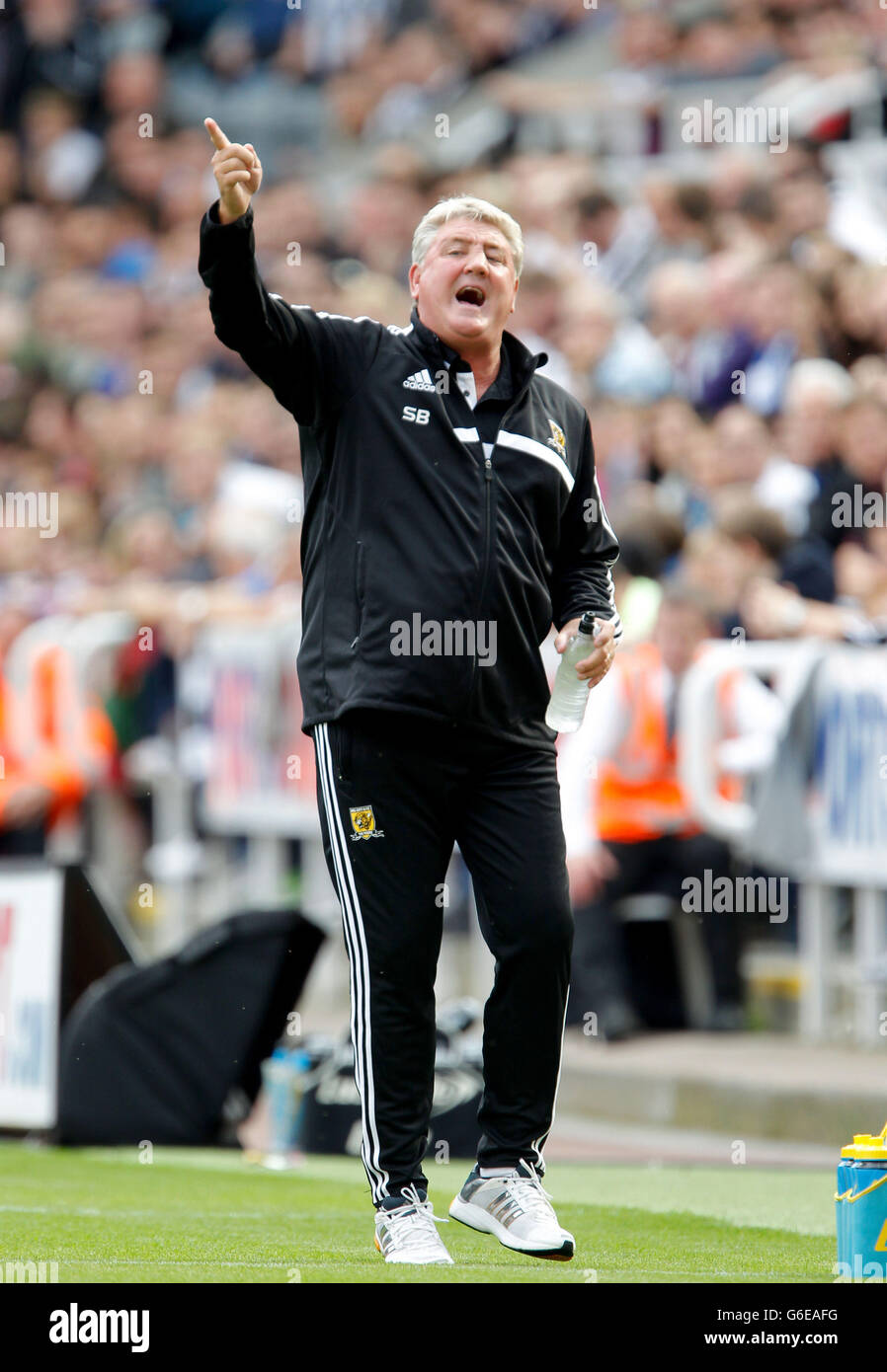 Calcio - Barclays Premier League - Newcastle United / Hull City - St James' Park. Il direttore di Hull City Steve Bruce durante la partita della Barclays Premier League al St James' Park, Newcastle. Foto Stock