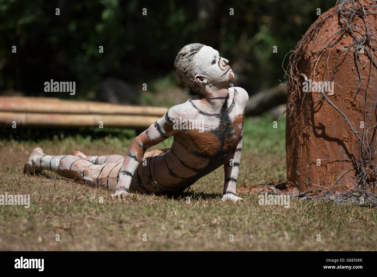 Mambukal fango Festival 2016 Foto Stock