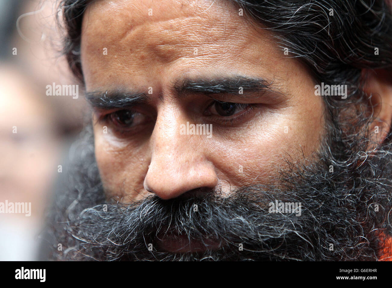 Swami Ramdevji guru yoga Foto Stock