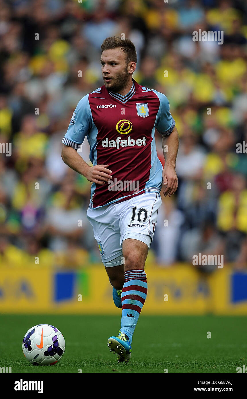 Calcio - Barclays Premier League - Norwich City v Aston Villa - Carrow Road Foto Stock