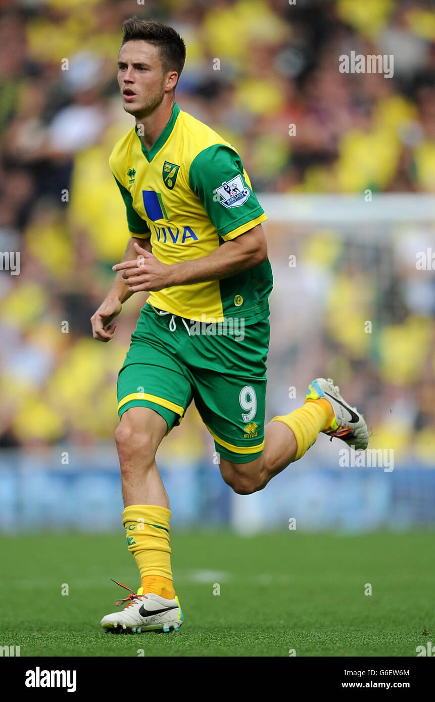 Calcio - Barclays Premier League - Norwich City v Aston Villa - Carrow Road. Ricky van Wolfswinkel, Norwich City Foto Stock