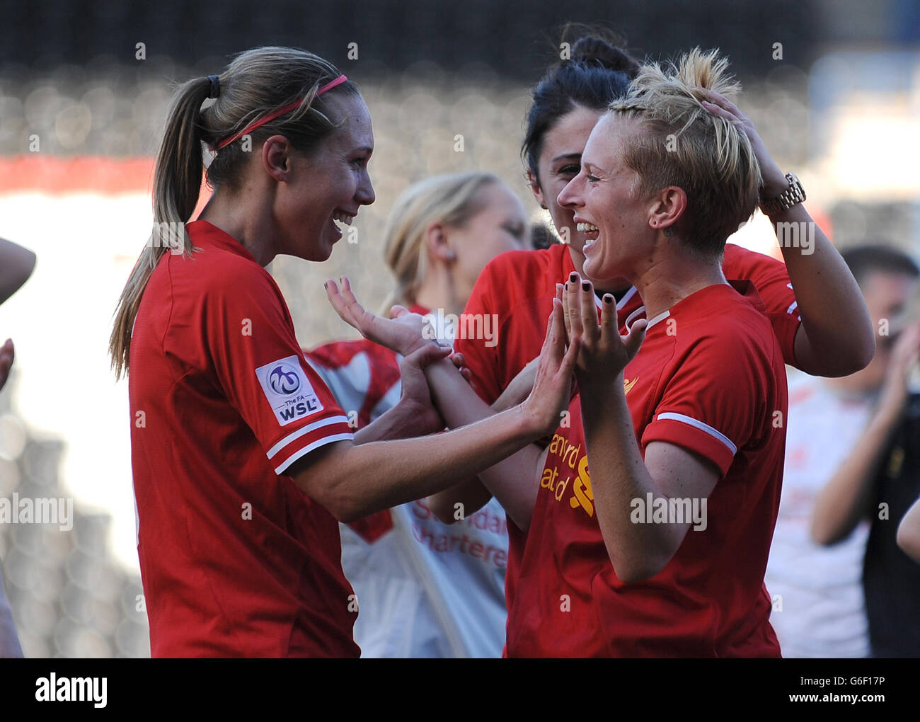 Calcio - FA DONNA Super League - round finale - Liverpool Ladies v Bristol Academy donne - Selezionare Protezione Stadium Halton Foto Stock