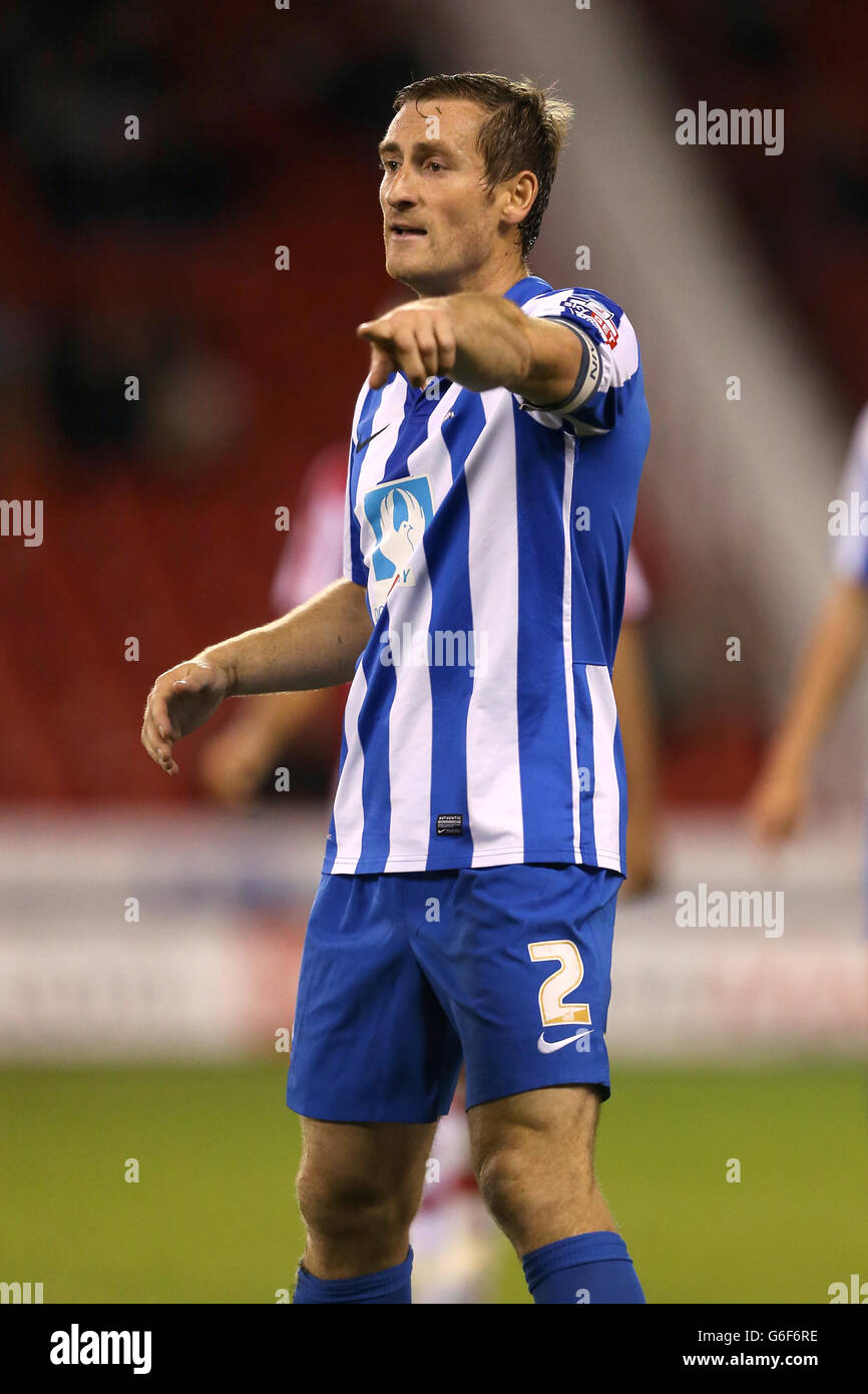 Calcio - Johnstone's Paint Trophy - secondo turno - Sheffield United v Hartlepool - Bramall Lane. Neil Austin, Hartlepool. Foto Stock