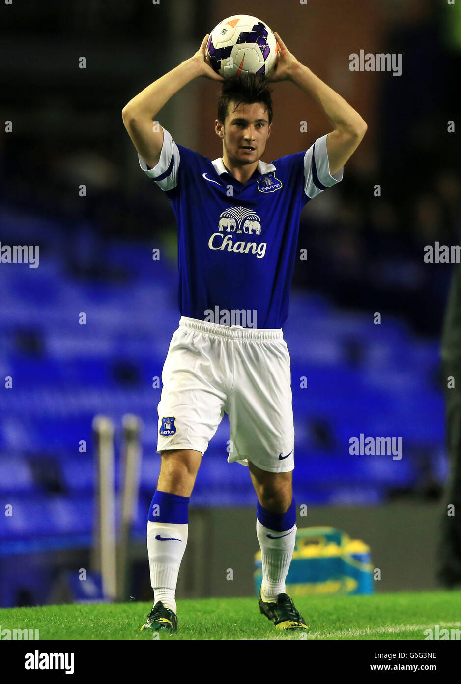 Calcio - U21 Barclays Premier League - Everton v Chelsea - Goodison Park. Ben McLaughlin di Everton U21 Foto Stock