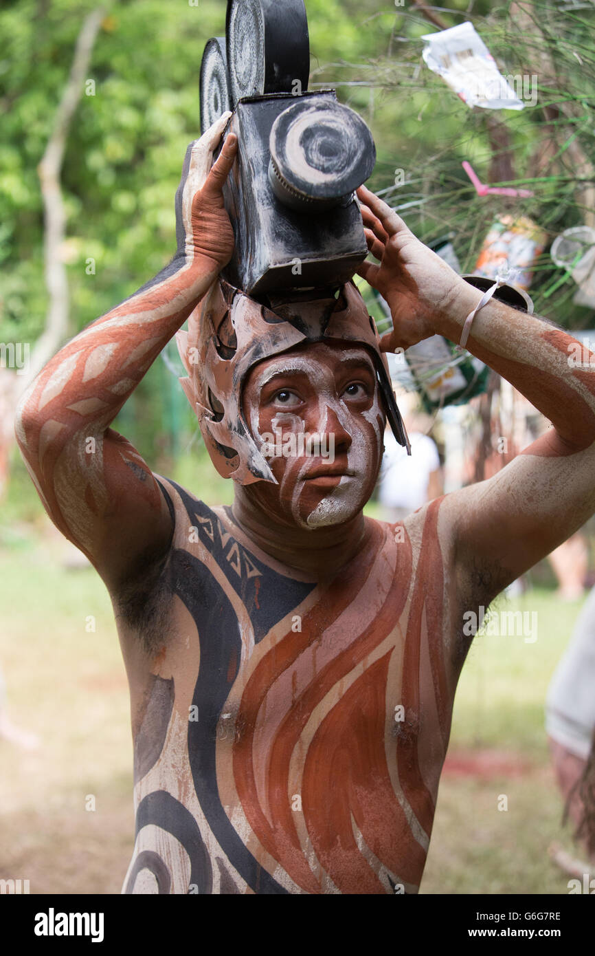 Mambukal fango Festival 2016 Foto Stock