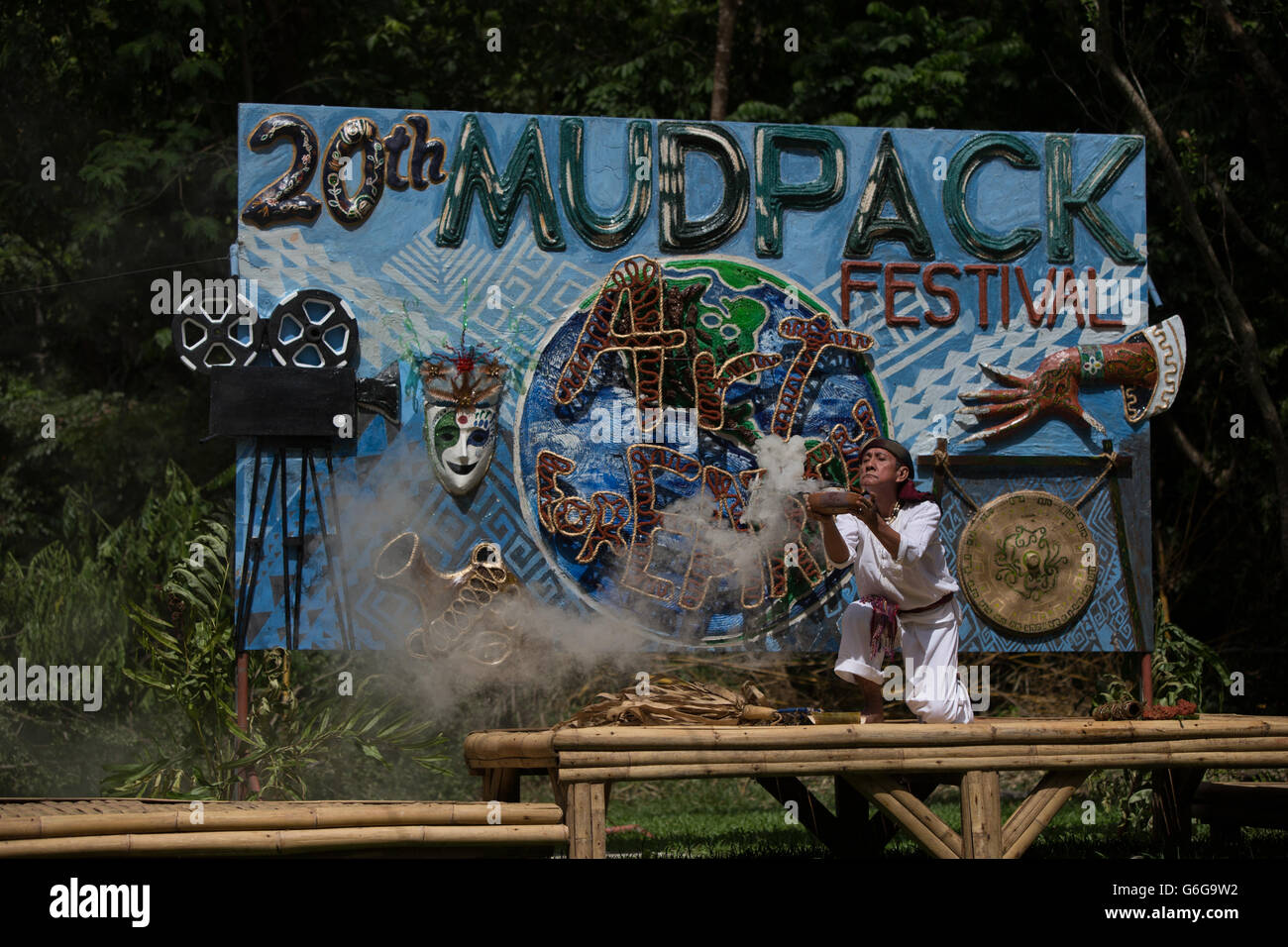 Mambukal fango Festival 2016 Foto Stock