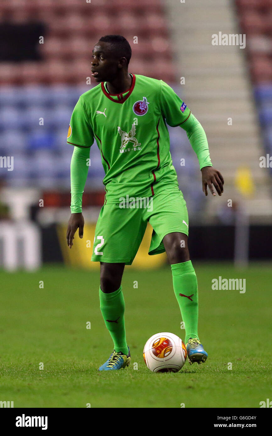 Soccer - UEFA Europa League - Gruppo D - Wigan Athletic v Rubin Kazan - DW Stadium Foto Stock