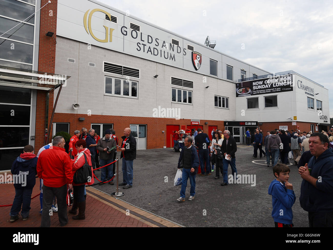 Calcio - Campionato Sky Bet - AFC Bournemouth v Blackburn Rovers - Dean Court. Una vista generale del Goldsands Stadium. Foto Stock