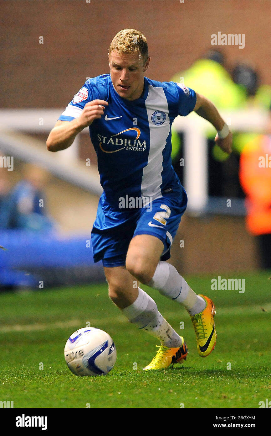 Calcio - Sky Bet League One - Peterborough United v Sheffield United - London Road. Craig Alcock, Peterborough United. Foto Stock