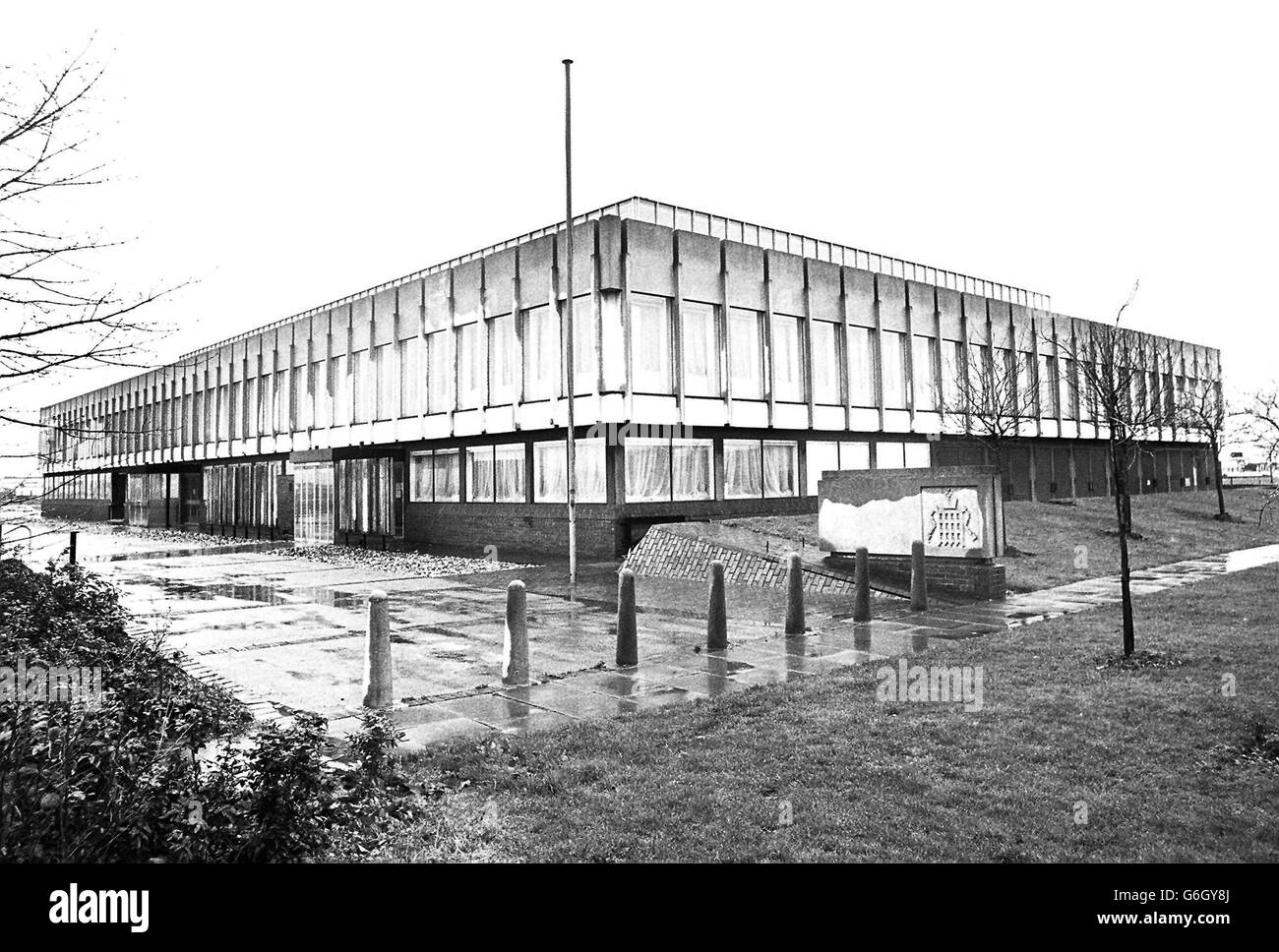 Brink's Mat Robbery. Brink's Mat Robbery. Rapina di Gold Bullion sulla proprietà di Heathrow International Trading, Hounslow. Foto Stock