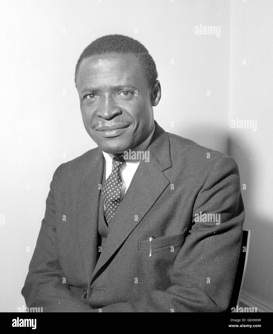 S.T. Muna, il ministro britannico del Commercio e dell'industria dei Cameroni. Foto Stock