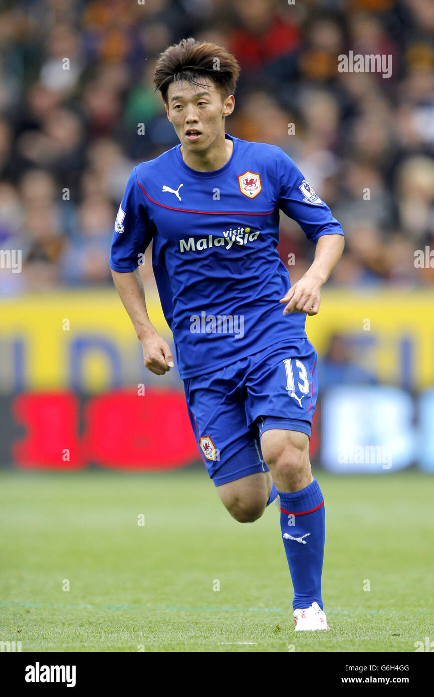 Calcio - Barclays Premier League - Hull City / Cardiff City - KC Stadium. Kim Bo-Kyung, Cardiff City Foto Stock