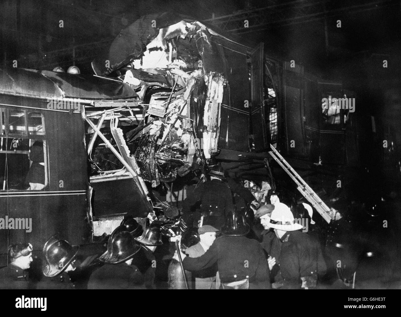 Trebbin Disaster Disastro della scena del disastro dell'incidente ferroviario del ...
