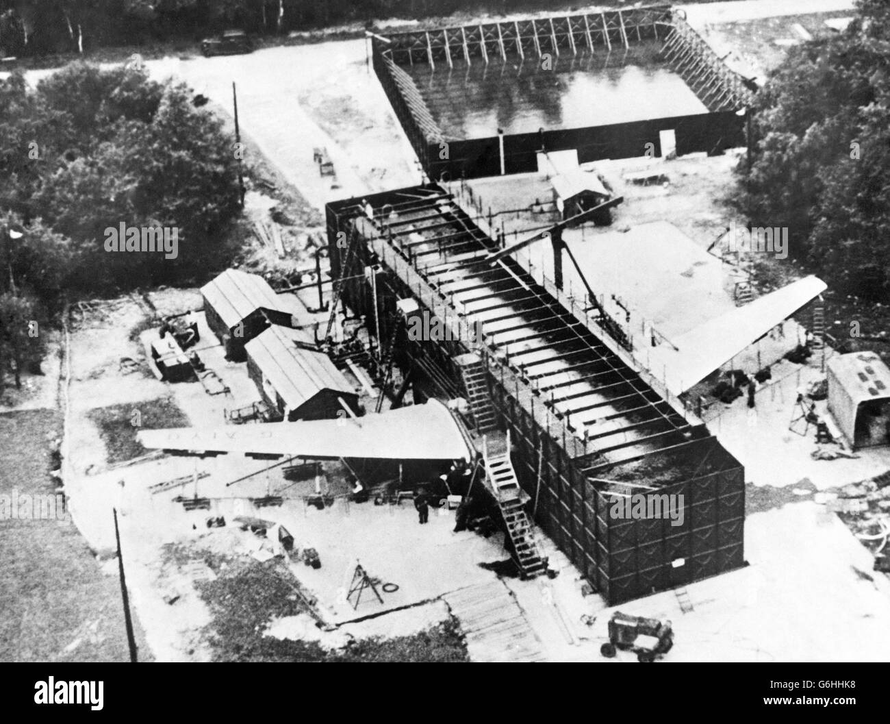 Aviazione - Comet Jet analisi dei crash - Farnborough Hampshire, Foto Stock