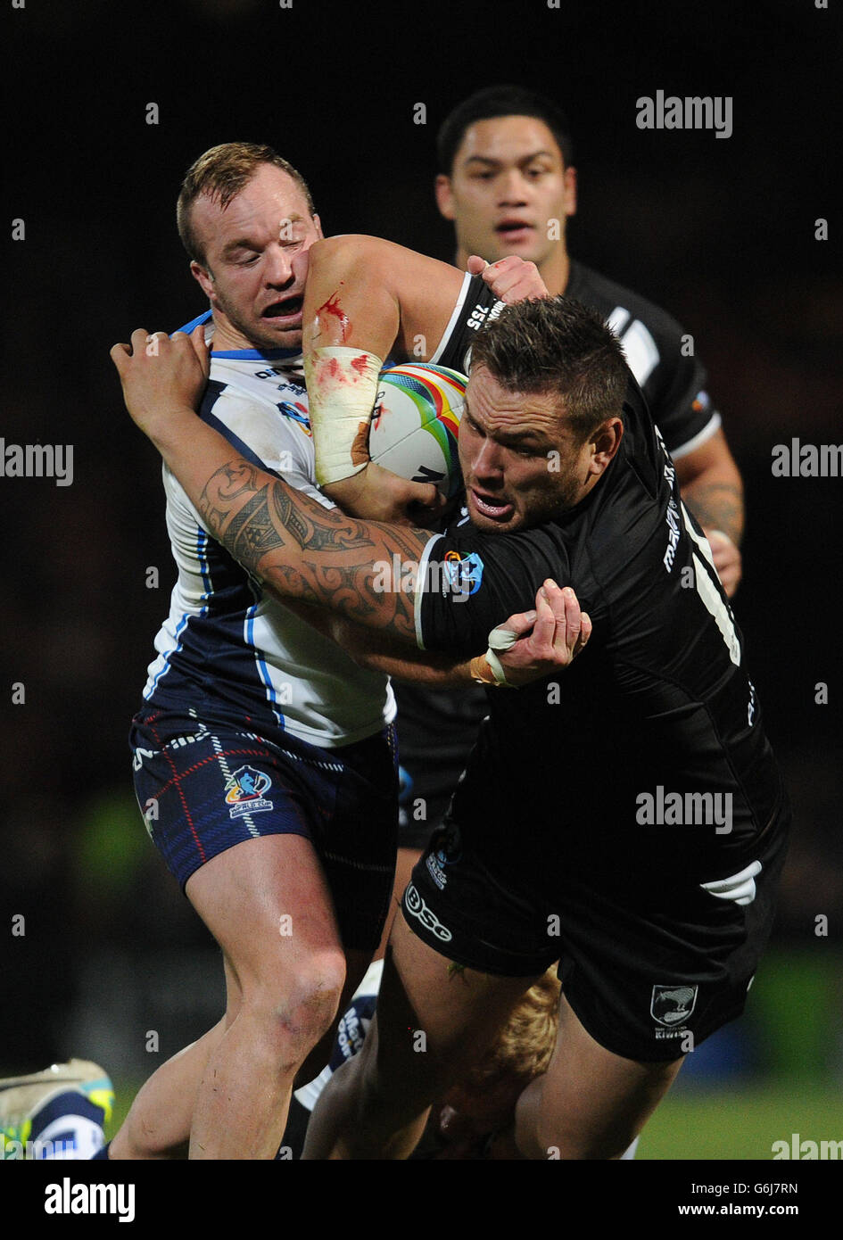 Rugby League - World Cup 2013 - Quarti di Finale - Nuova Zelanda v Scozia - Headingley Foto Stock