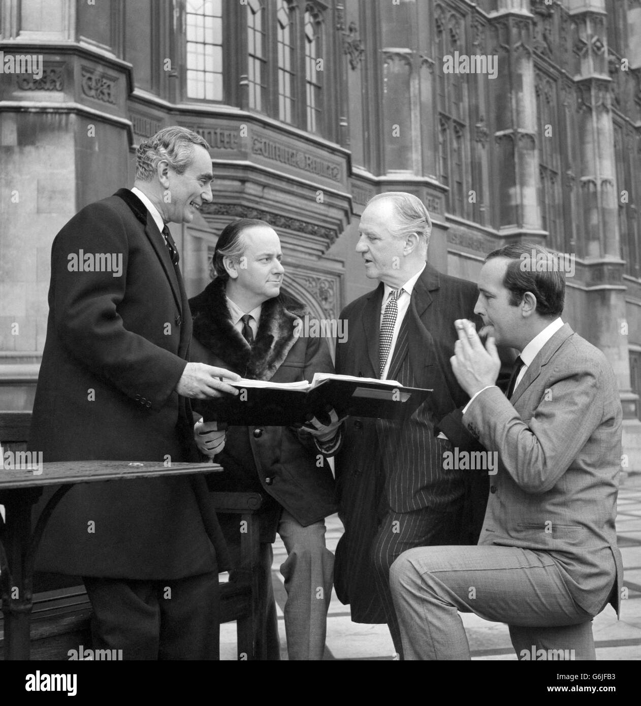 Televisione - dramma alla House of Commons - Londra Foto Stock
