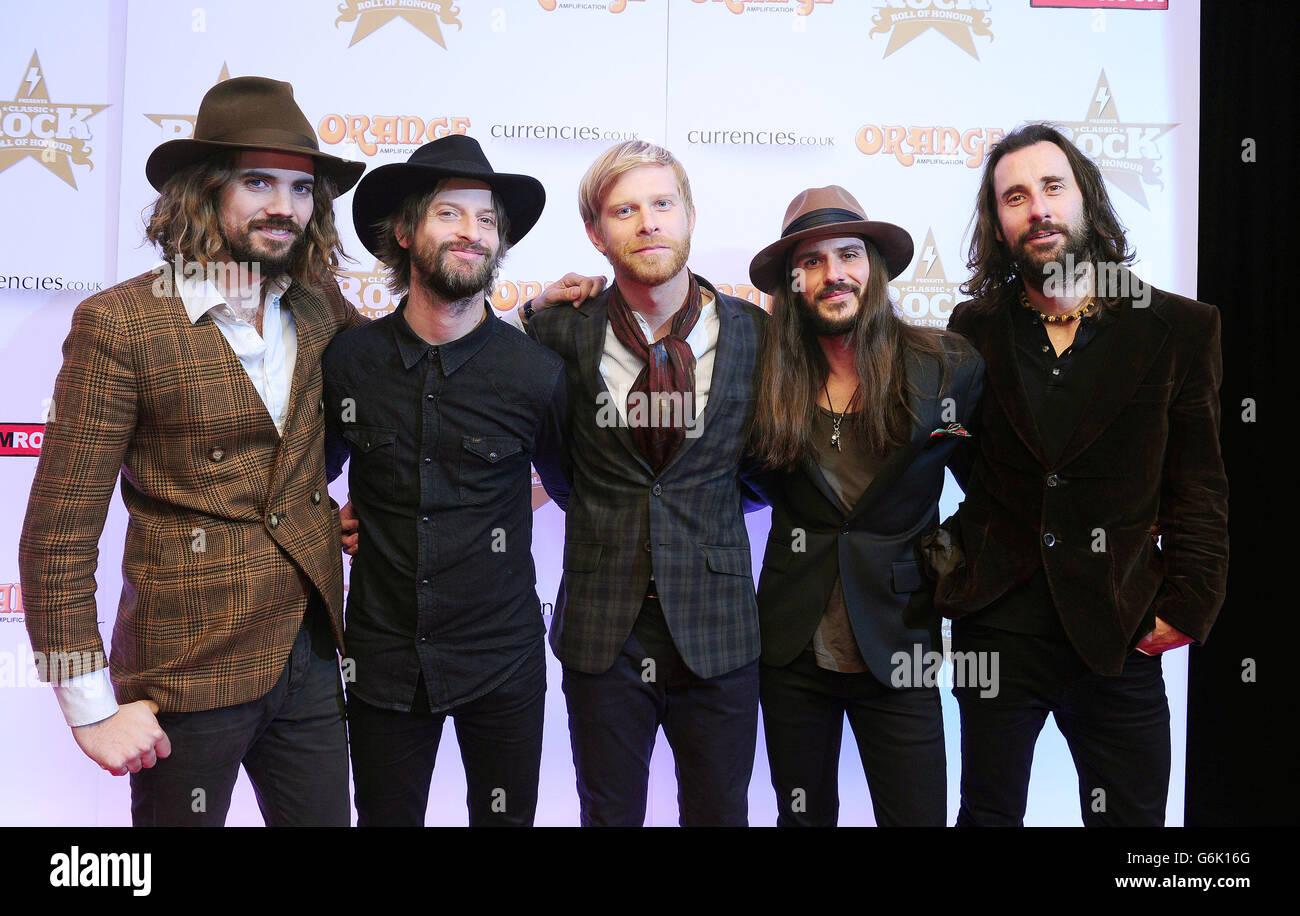 Il movimento della Temperance che partecipa al Classic Rock Roll of Honor al Roundhouse di Camden, Londra. Foto Stock