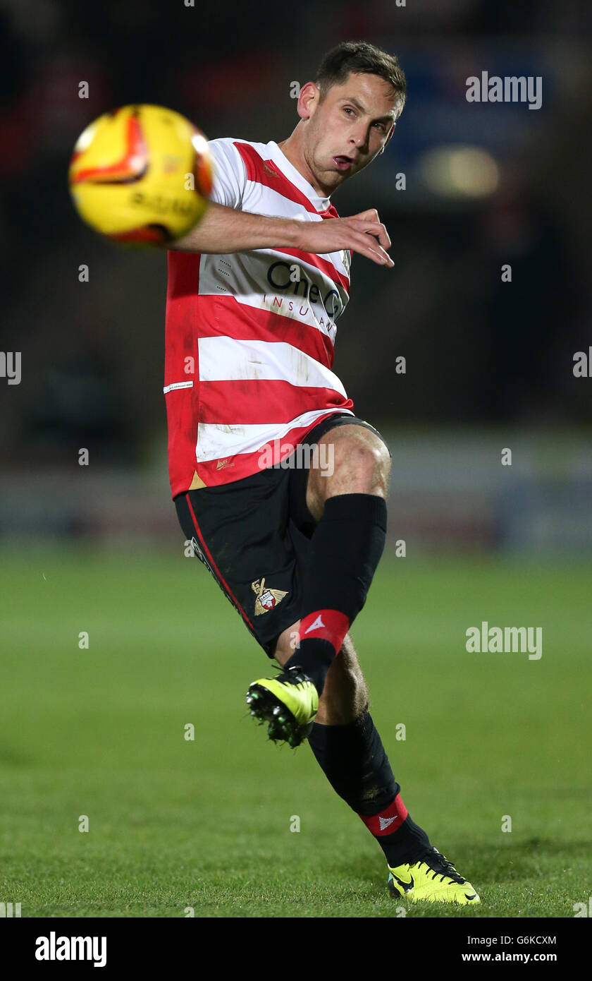 Calcio - Sky Bet Championship - Doncaster Rovers v Yeovil Town - Keepmoat Stadium. Dean Furman, Doncaster Rovers Foto Stock