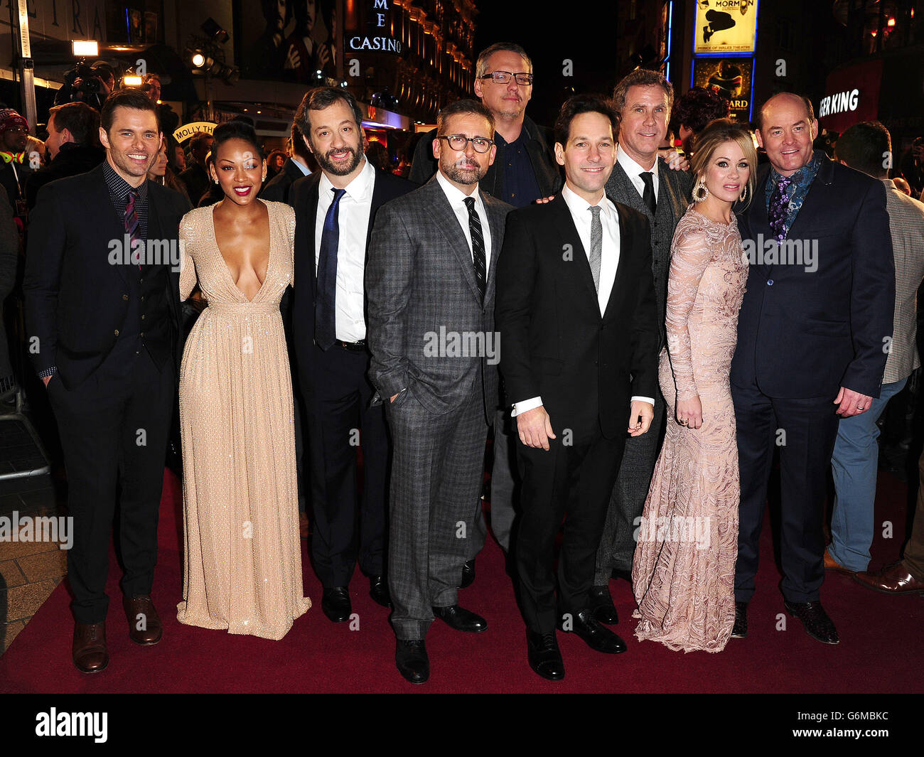 L'anchorman 2: La leggenda continua premiere - Londra Foto Stock